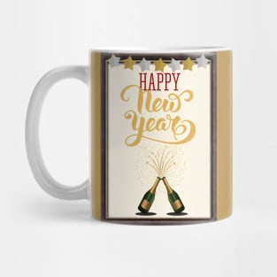 Happy New Year - Wine Card Mug